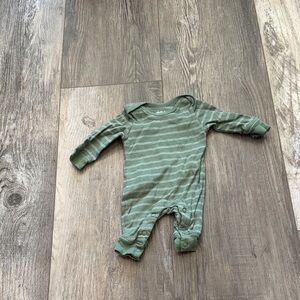 Child of Mine Olive Striped One Piece
